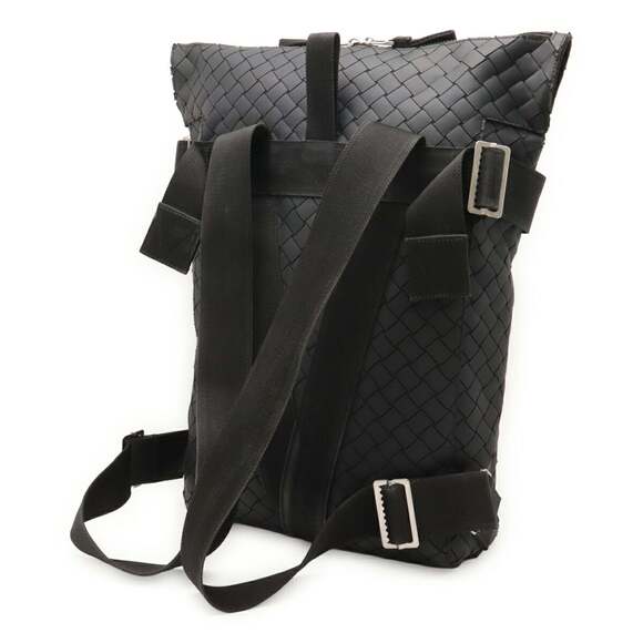 BOTTEGA VENETA Black Intrecciato Backpack main image 5